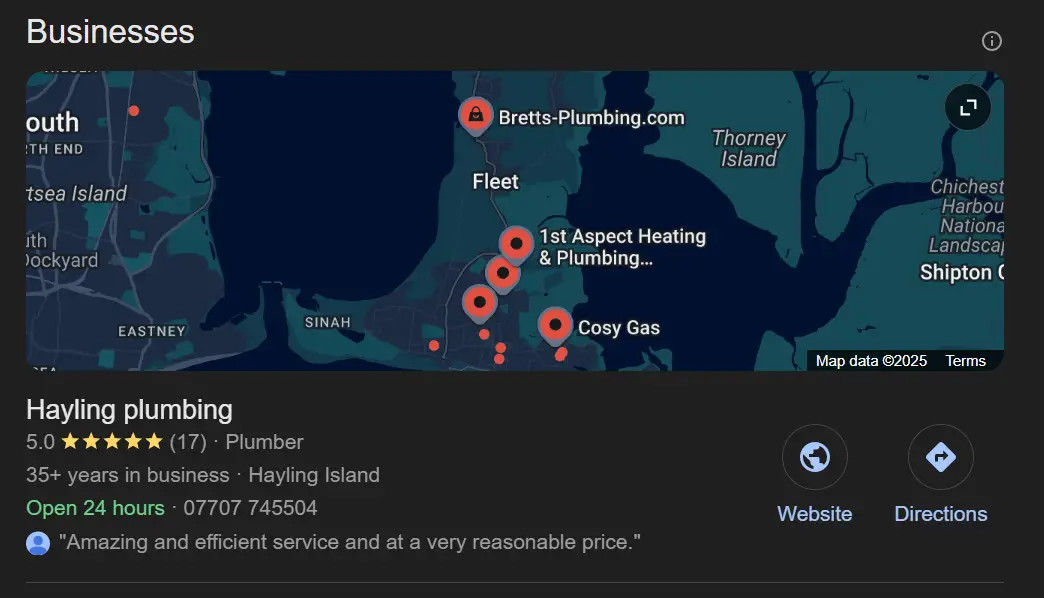 SEO For Plumbers 3 Plumber Near Me Local Searches