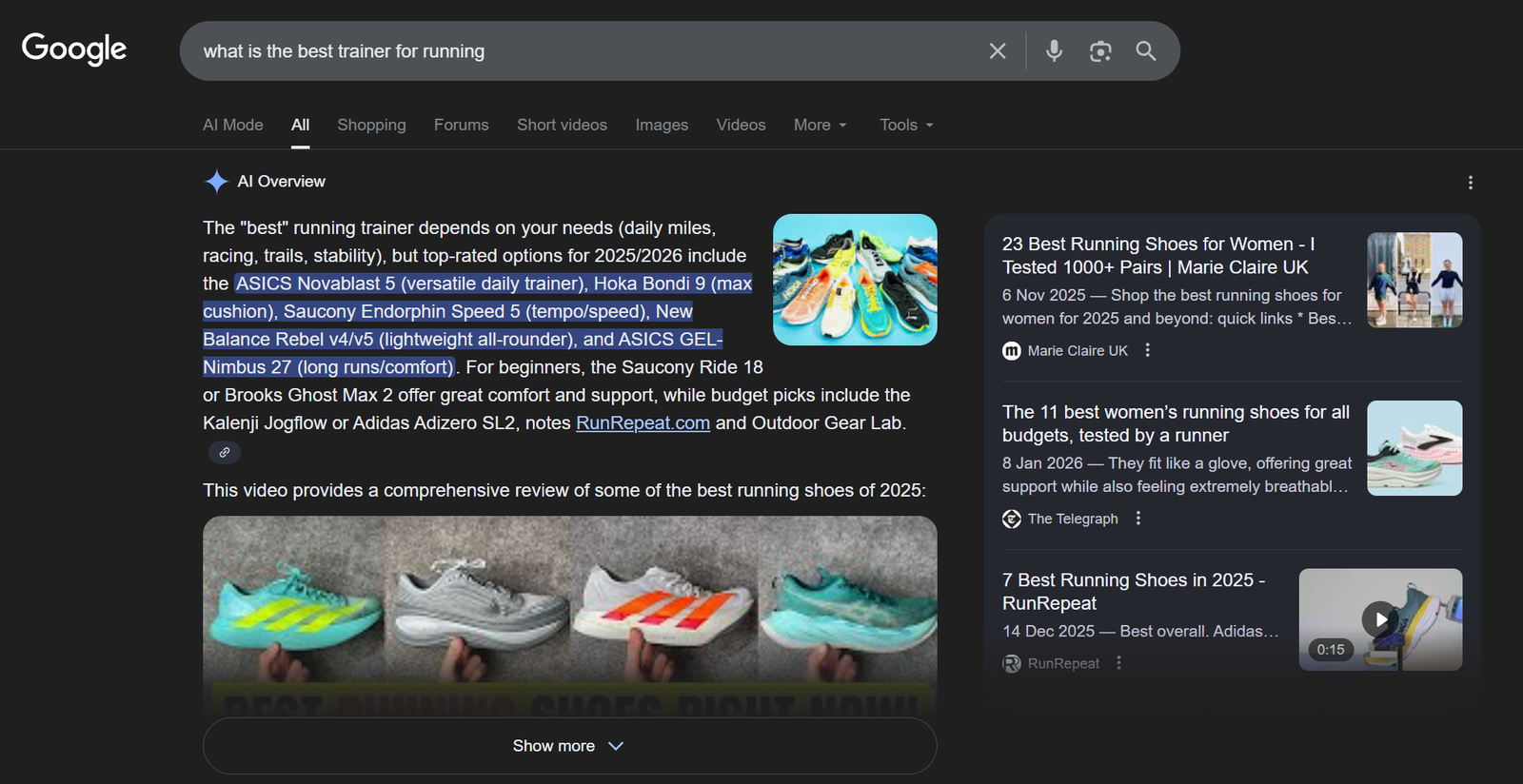 AI SEO Strategy for 2026 2 AI Overview Example