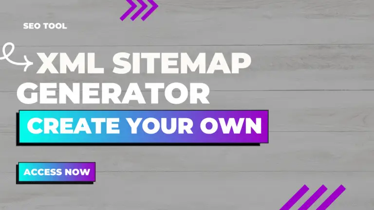XML SITEMAP GENERATOR
