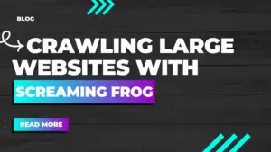 CRAWLING LARGE WEBSITES WITH SCREAMING FROG