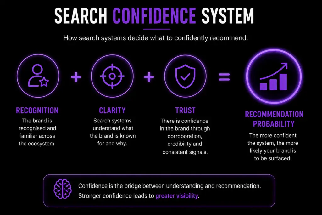 Brand Trust For Google, Ai Search Visibility 4 Search Confidence System