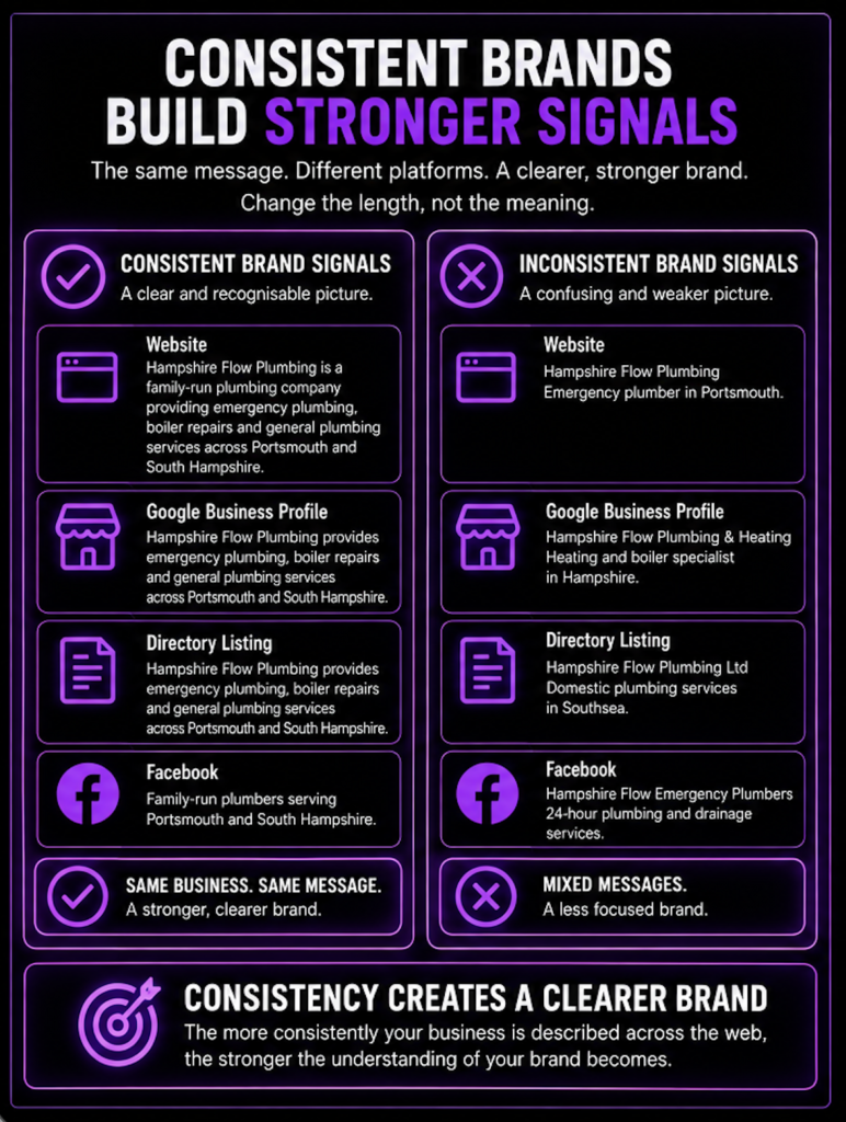 Brand Consistency: Why Mixed Signals Make Your Brand Harder To Trust 2 Consistent Brand Signals